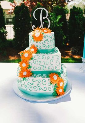 The wedding cake