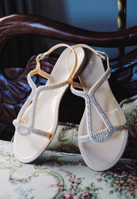 The bride sandals